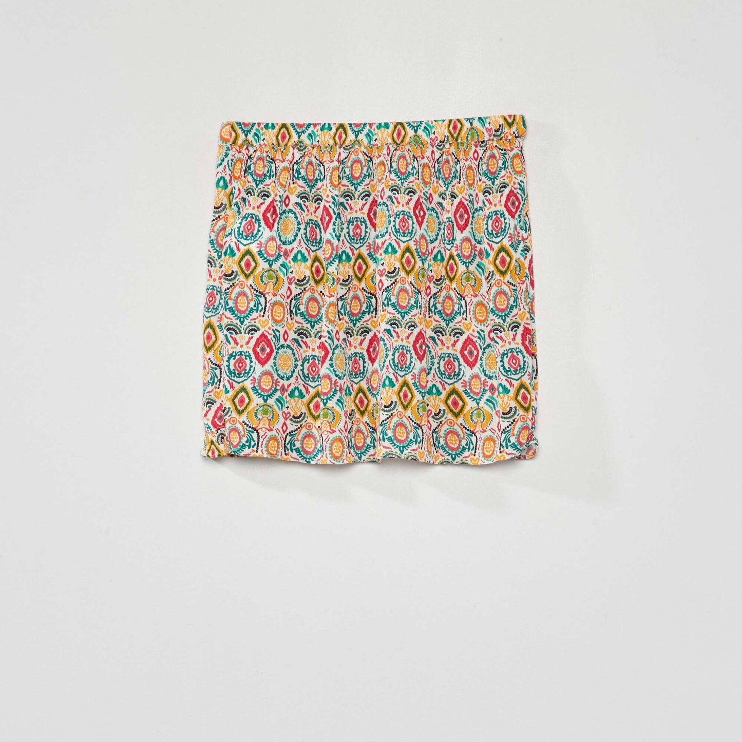 Short flared skirt YELLOW