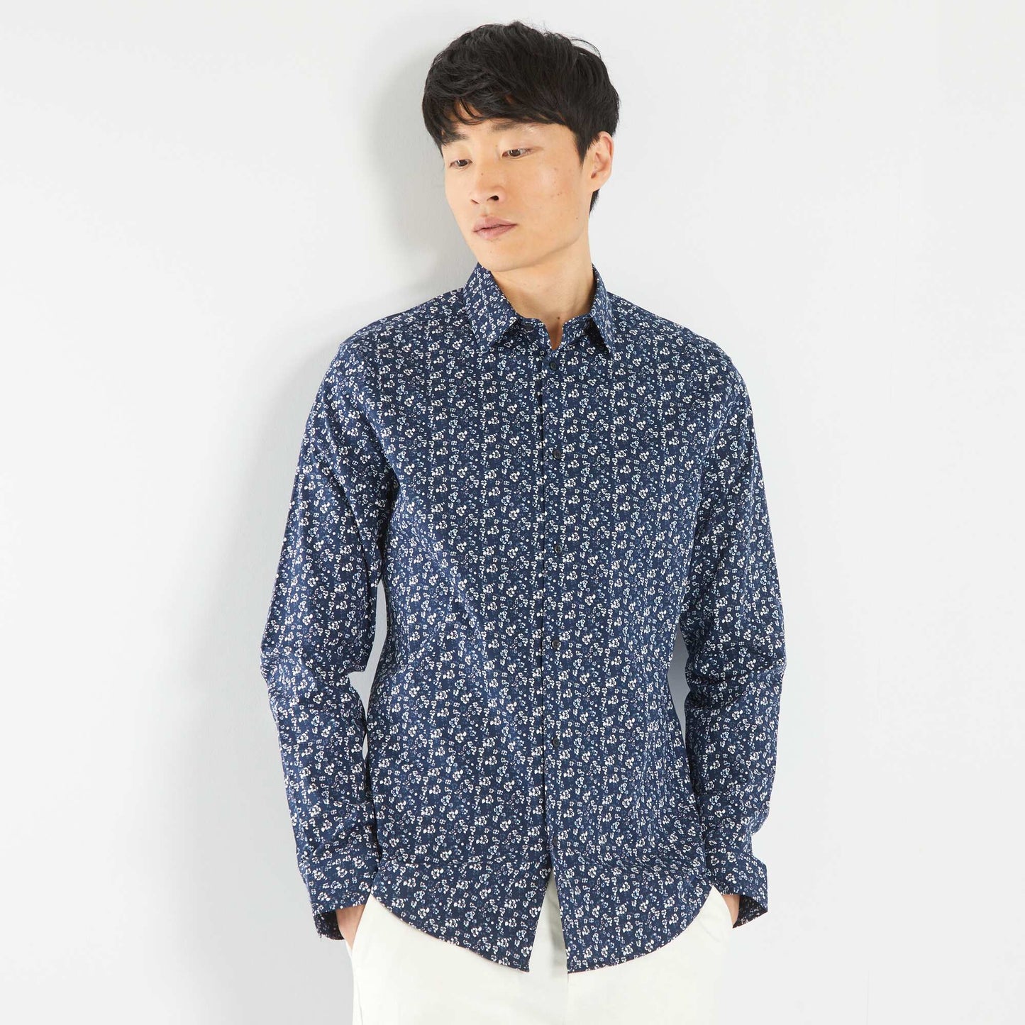 Printed shirt BLUE