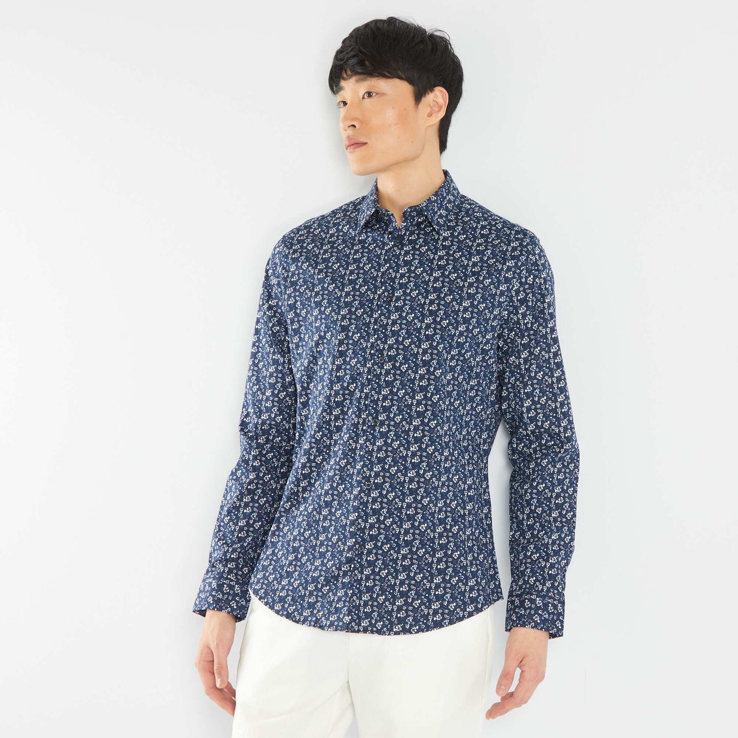 Printed shirt BLUE