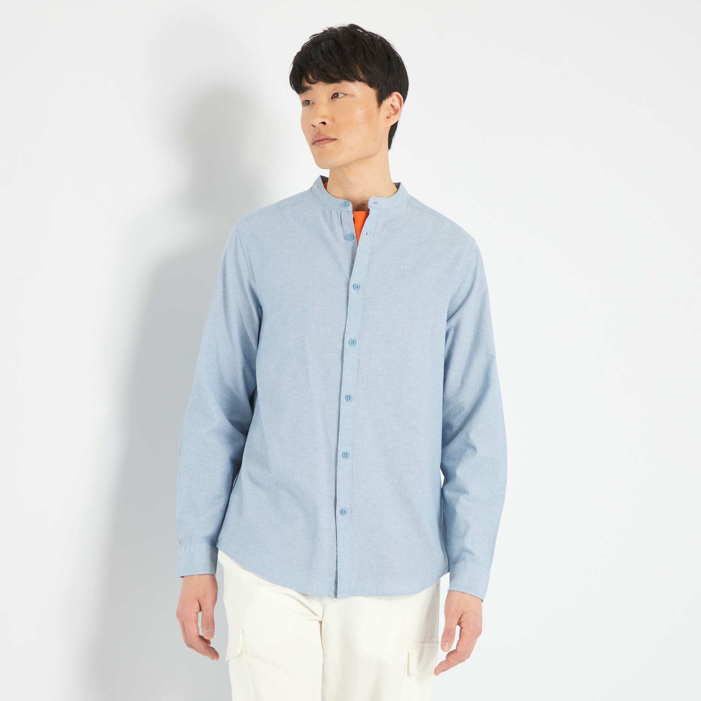 Plain lightweight shirt BLUE