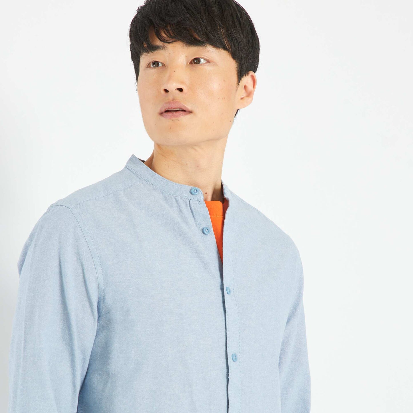 Plain lightweight shirt BLUE