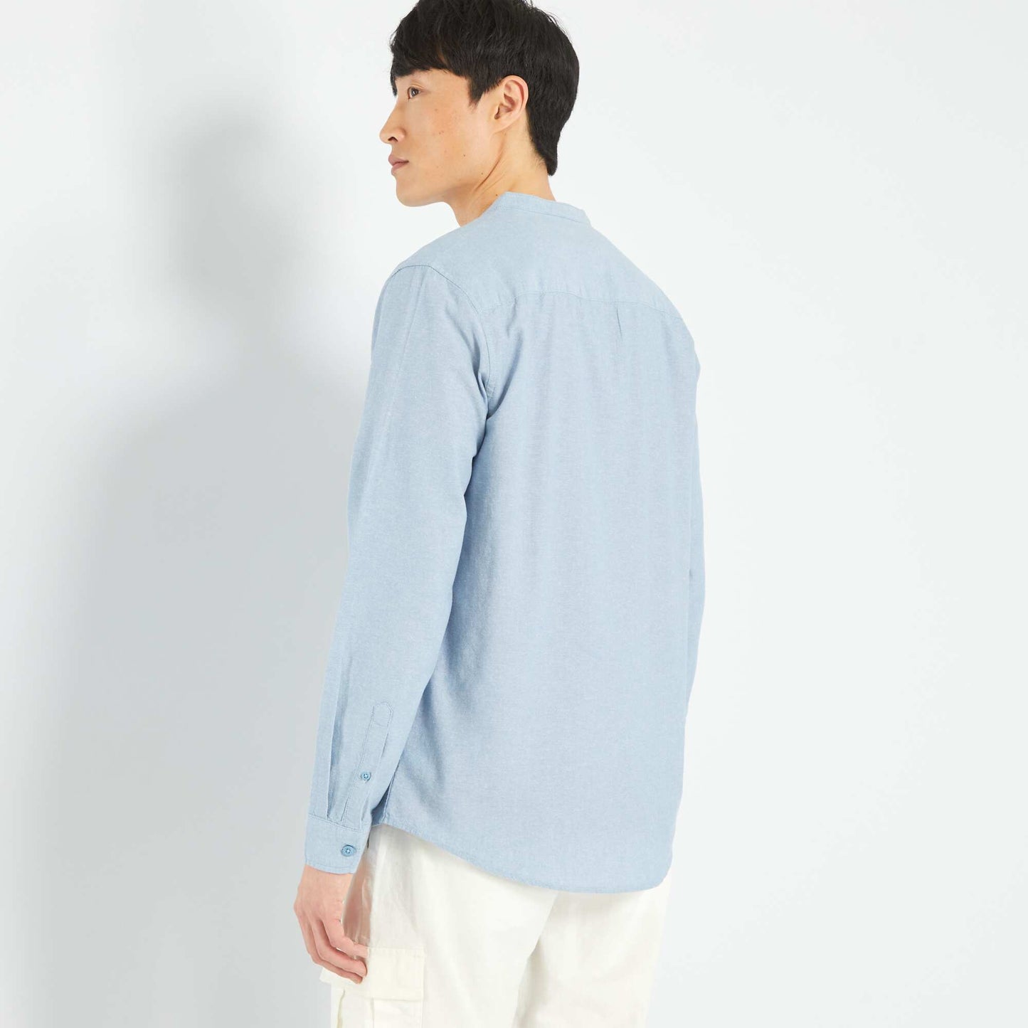 Plain lightweight shirt BLUE