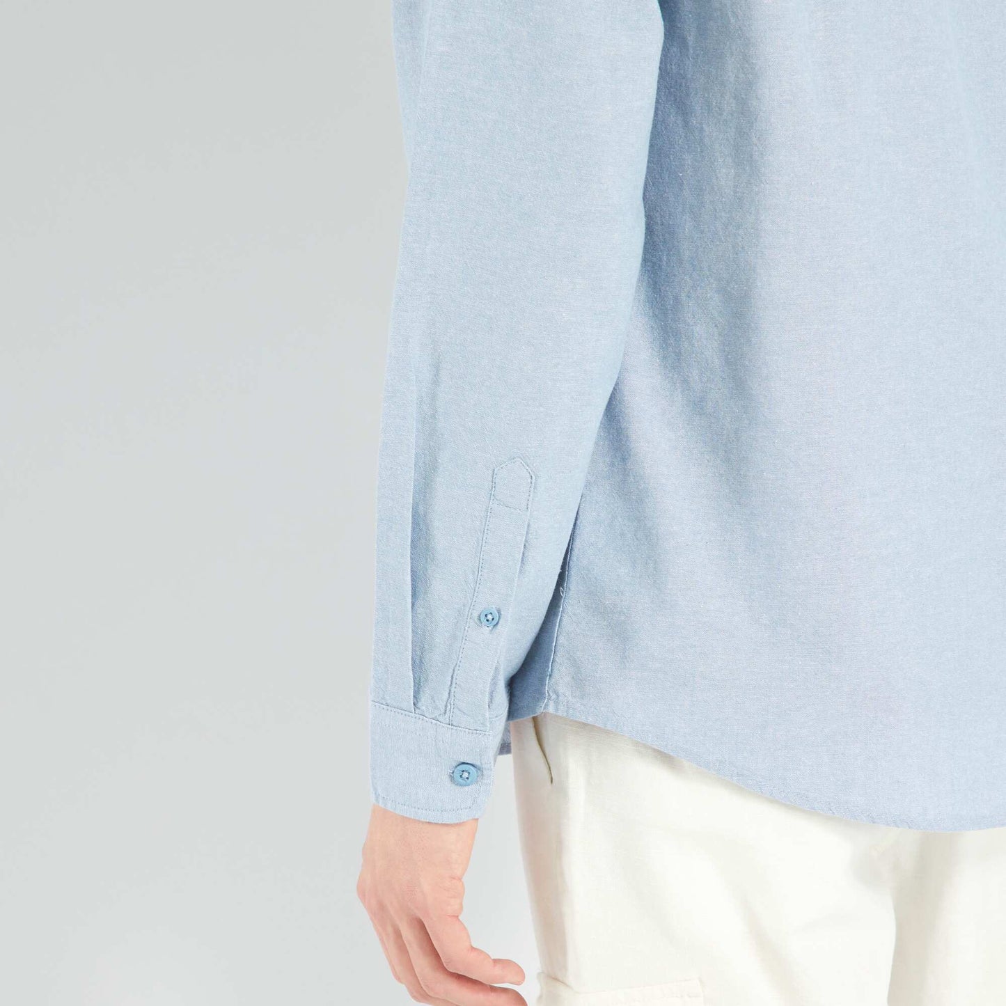 Plain lightweight shirt BLUE