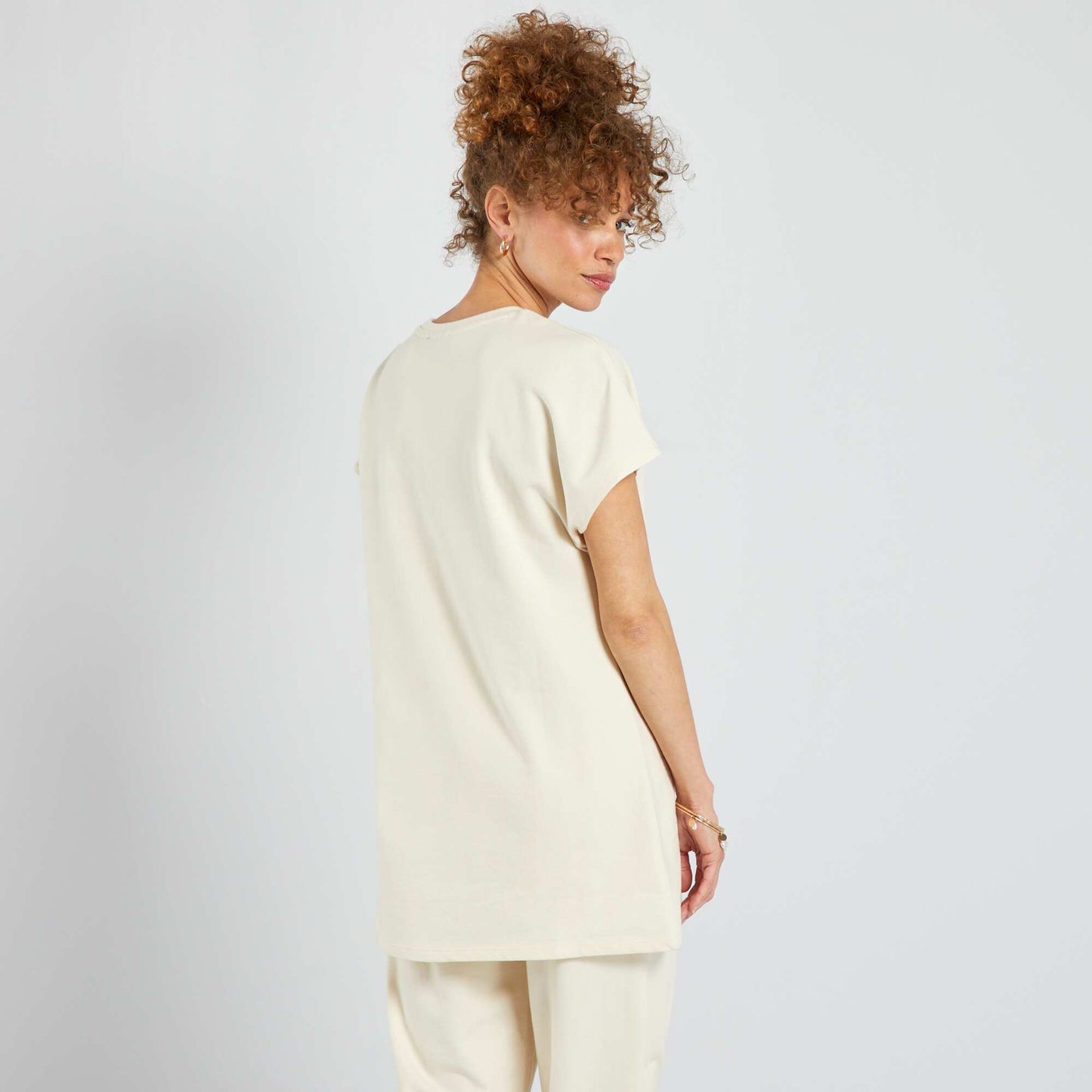 Plain T-shirt BEIGE