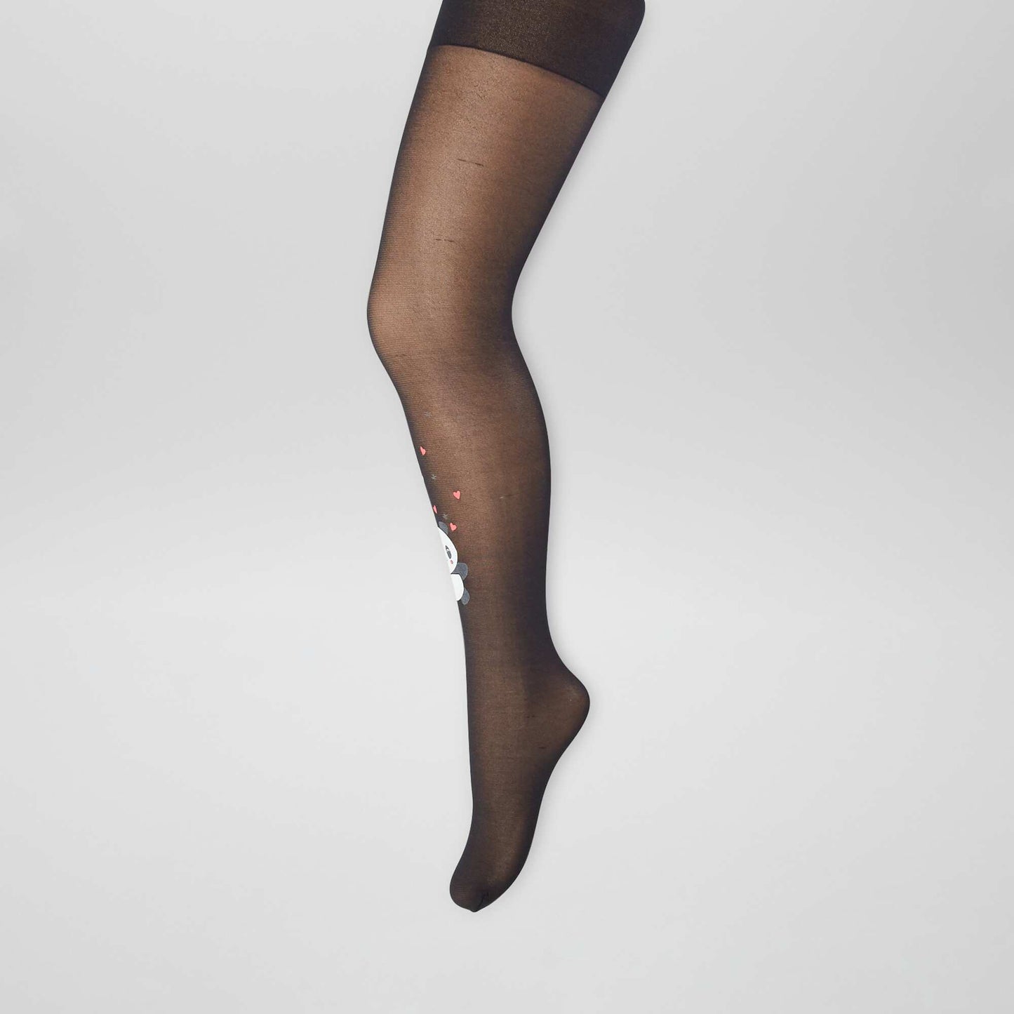 Pack of 2 pairs of fancy tights BLACK