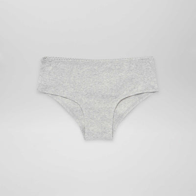 Pack of 2 knit fabric shorties WHITE