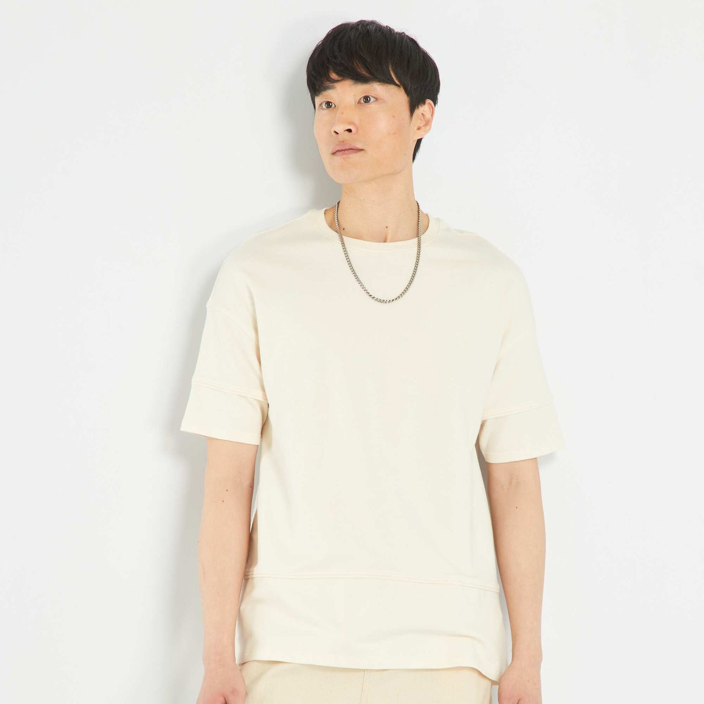 Plain T-shirt BEIGE