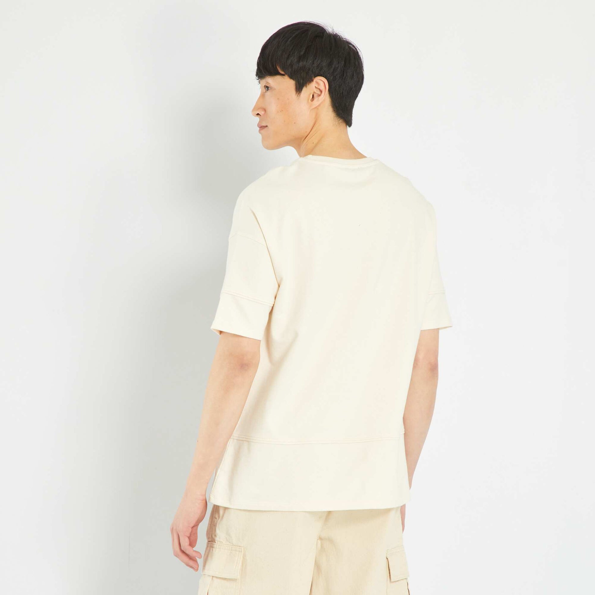 Plain T-shirt BEIGE