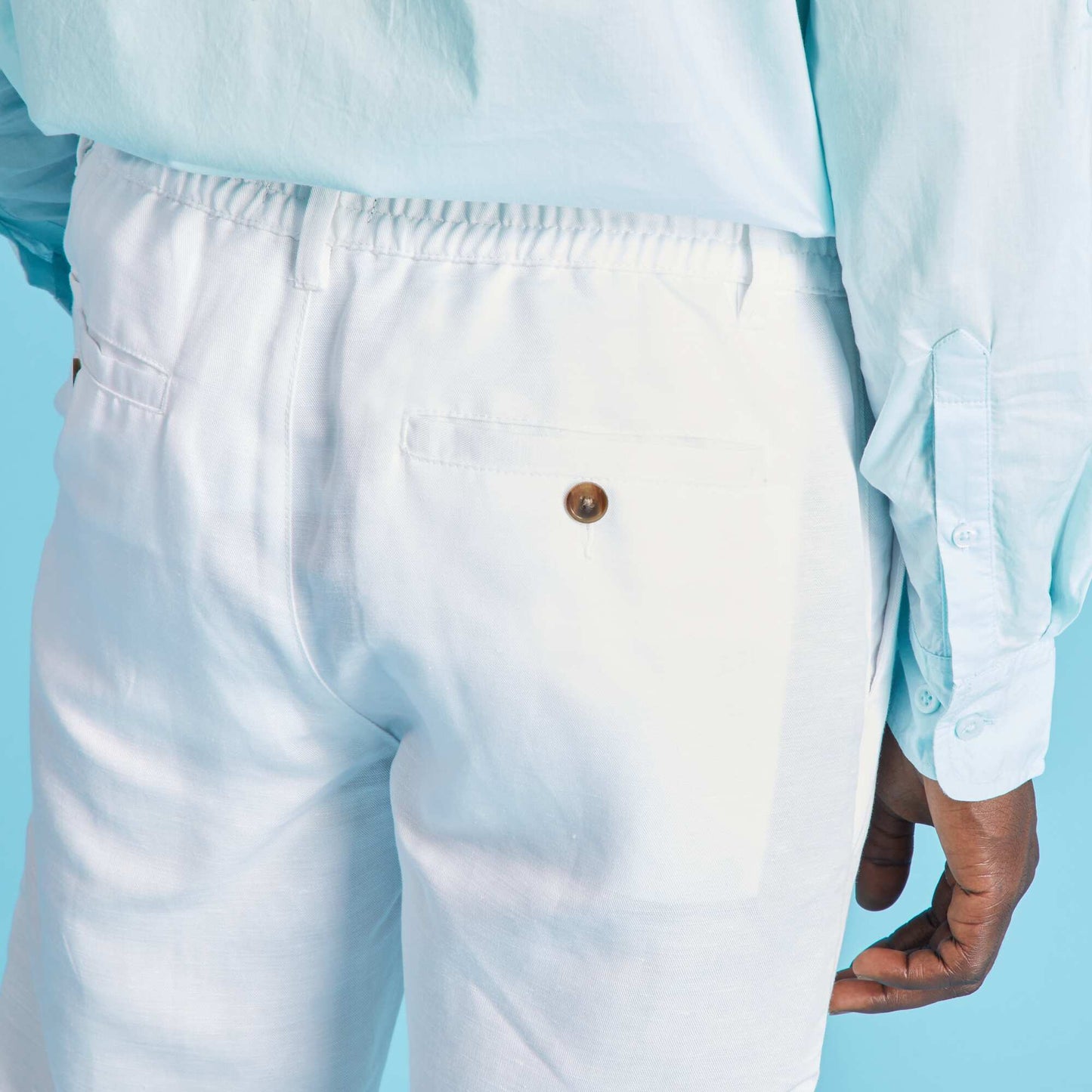 Slim-fit chinos White