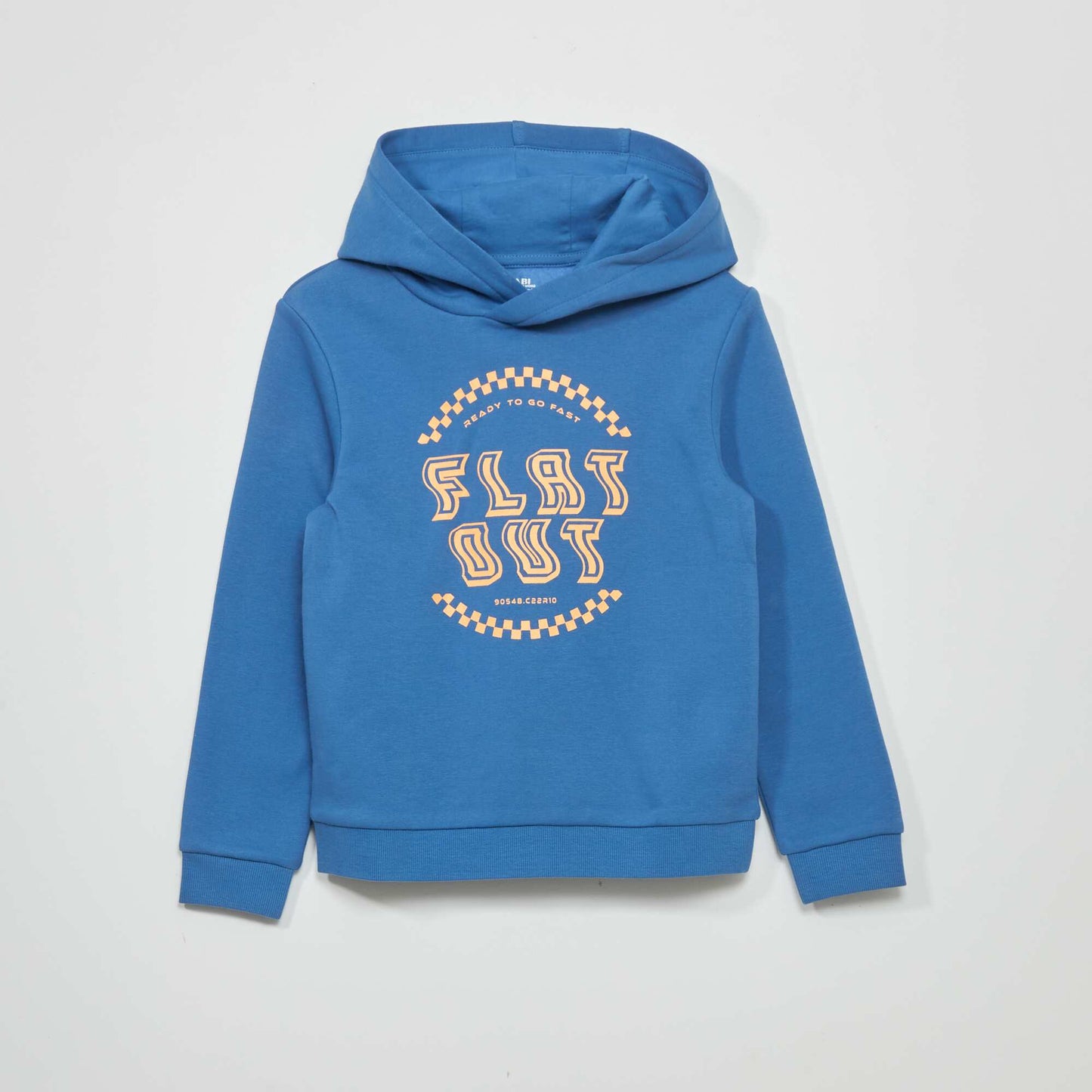 Sweatshirt fabric hoodie BLUE