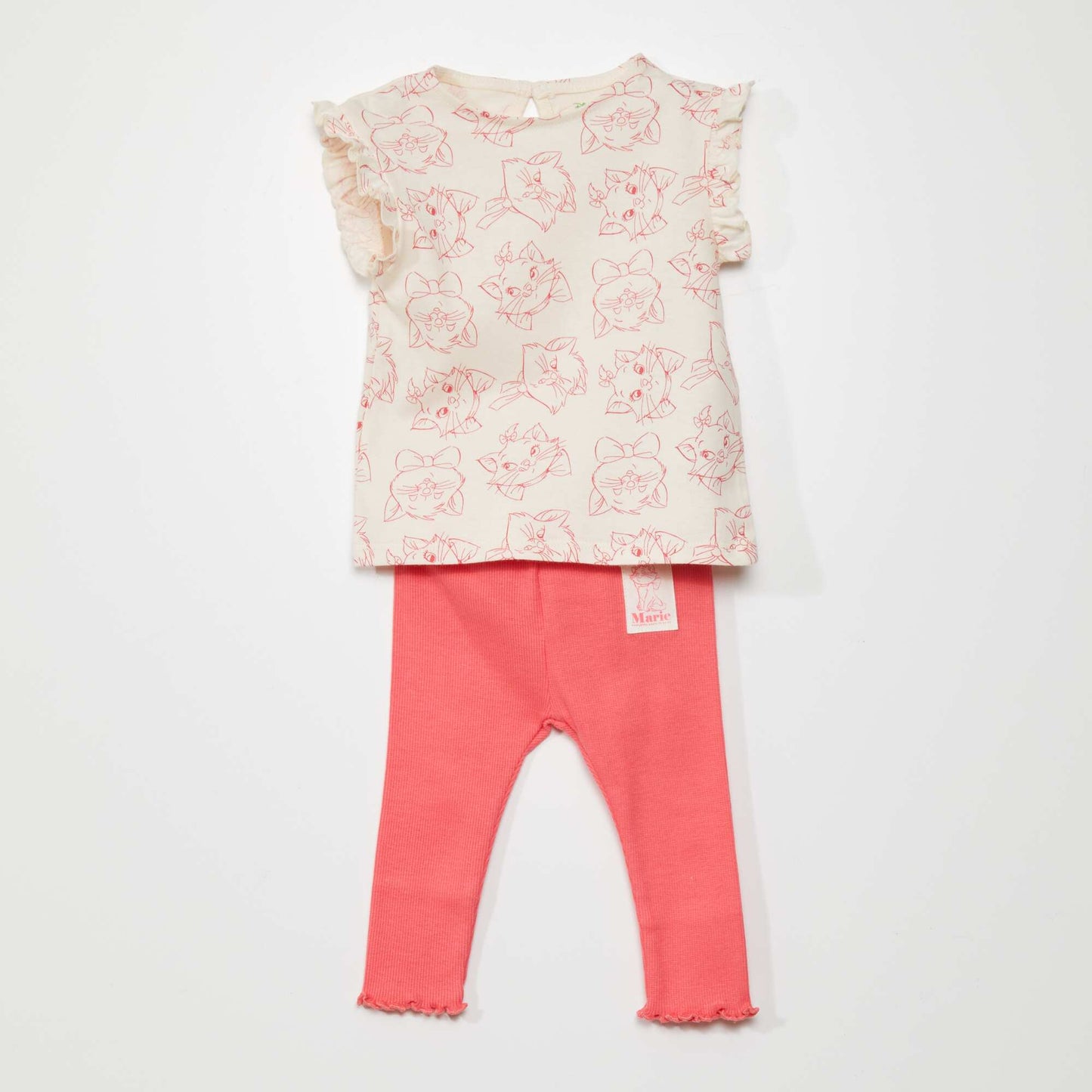 Aristocats T-shirt + leggings set WHITE