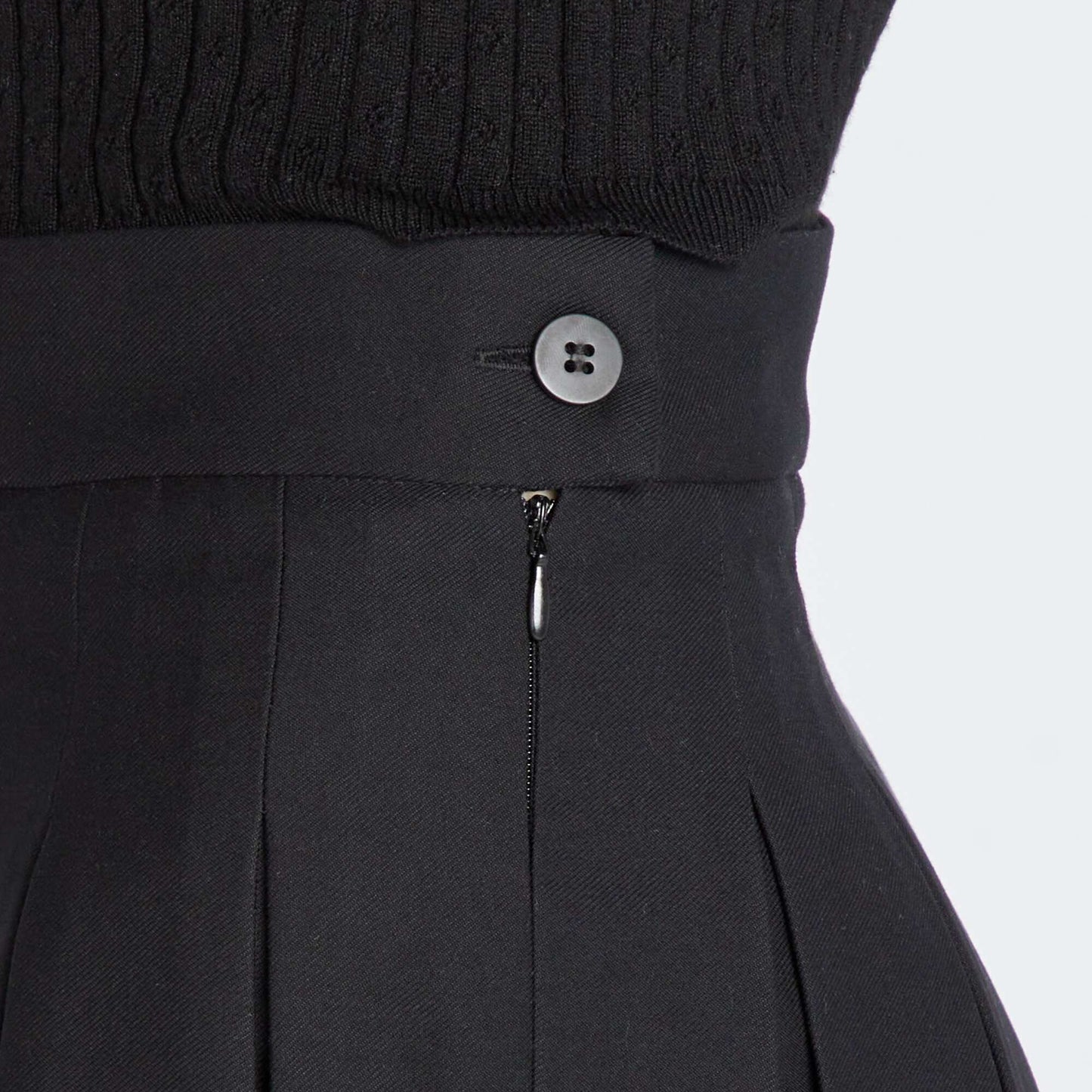 Pleated skirt Black
