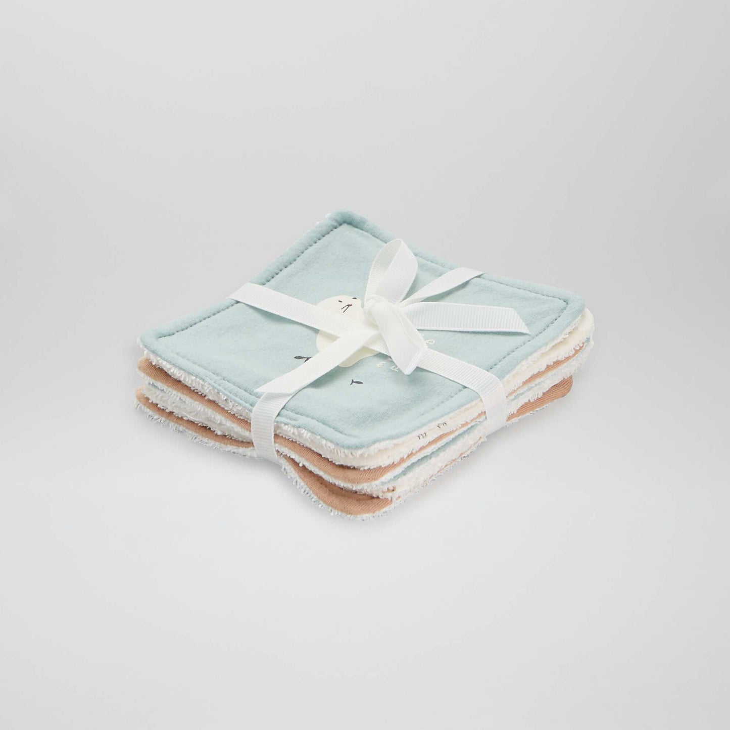 Pack of 6 washable wipes BEIGE