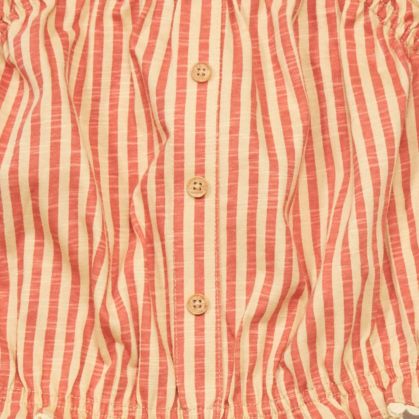 Striped vest top ORANGE