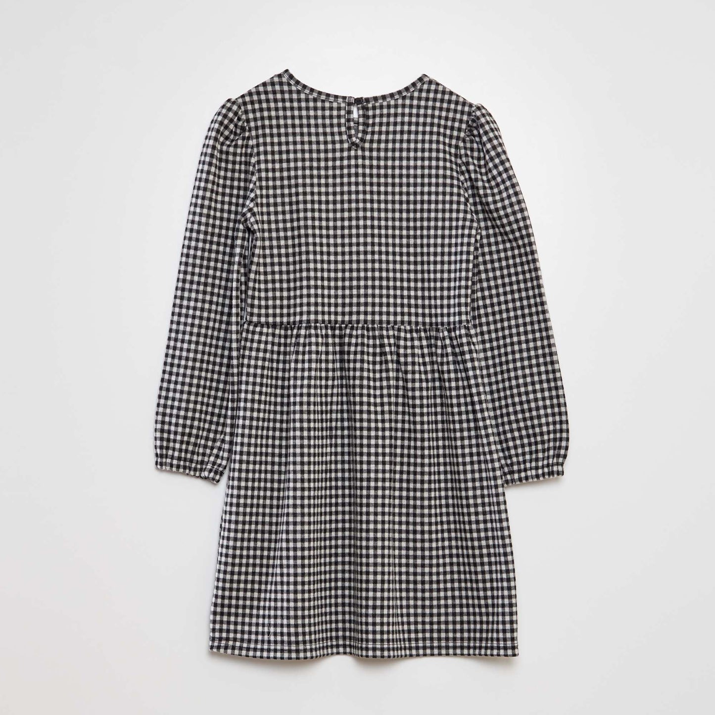 Flannel dress BLACK_GINGHAM
