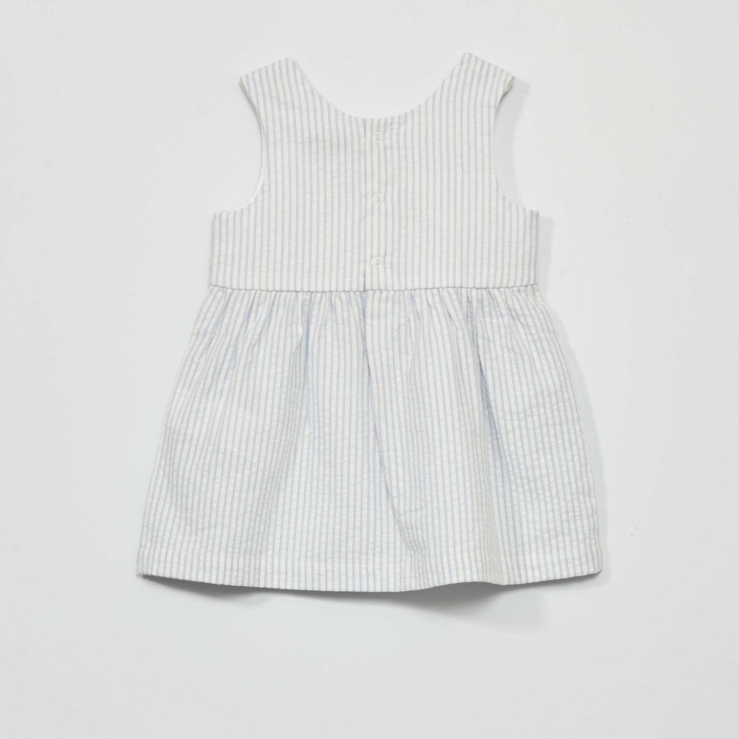 Cotton voile dress with matching bloomers WHITE