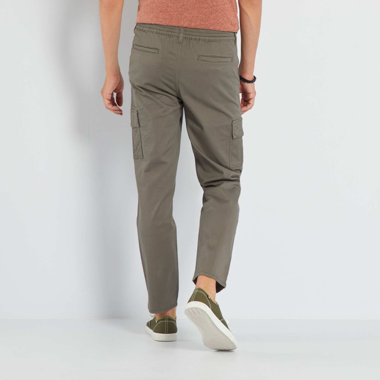 Trousers with pockets KHAKI