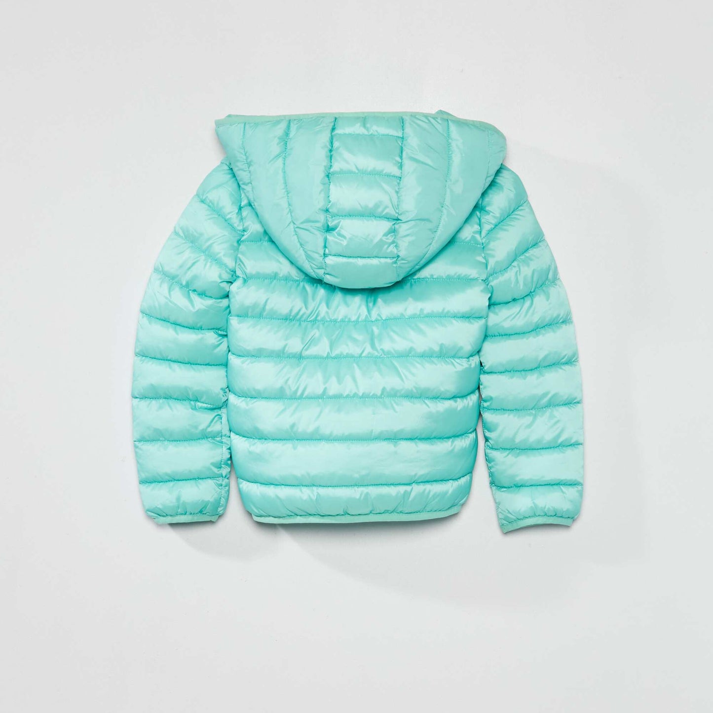 Padded jacket made from recycled bottles PARTY GREEN