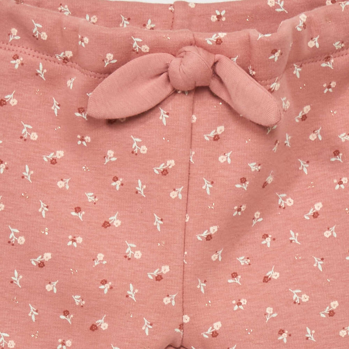 Printed sweatshirt fabric trousers - Super warm PINK FLOW