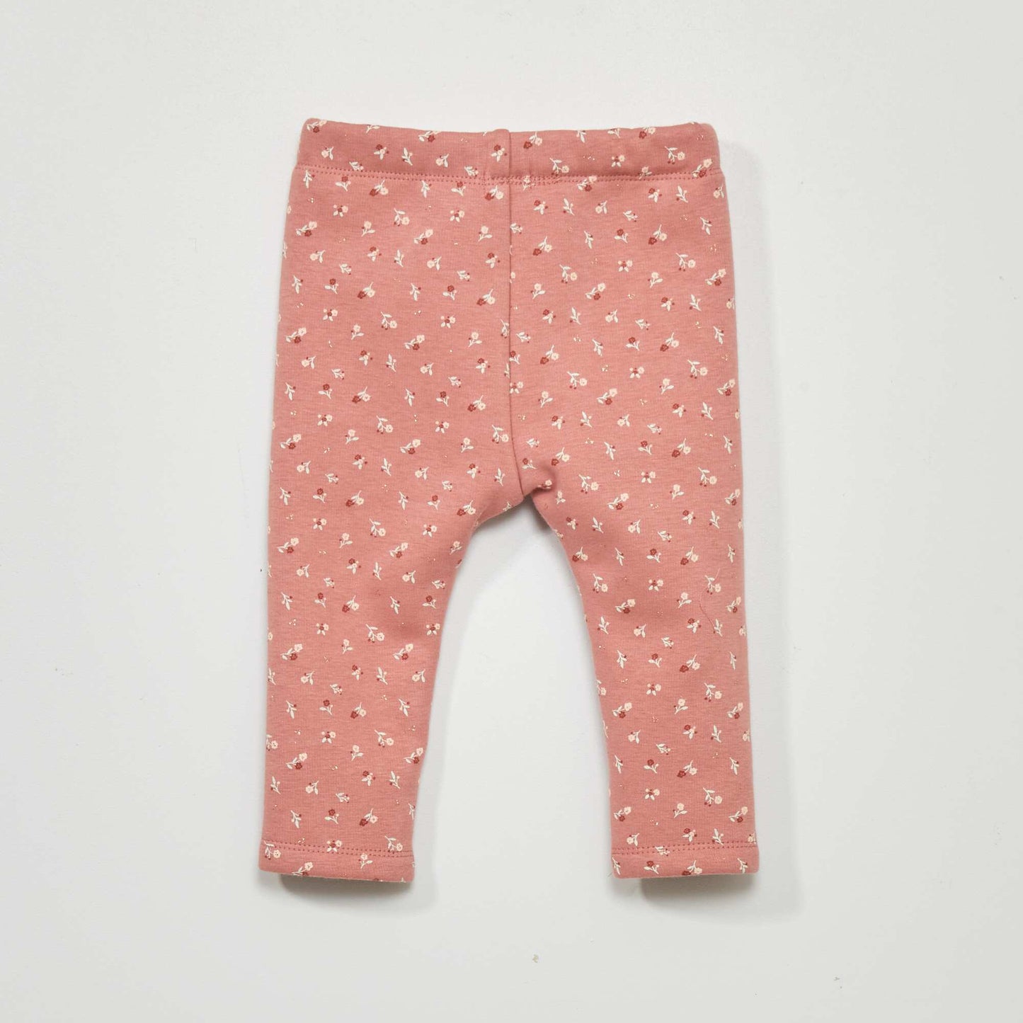 Printed sweatshirt fabric trousers - Super warm PINK FLOW