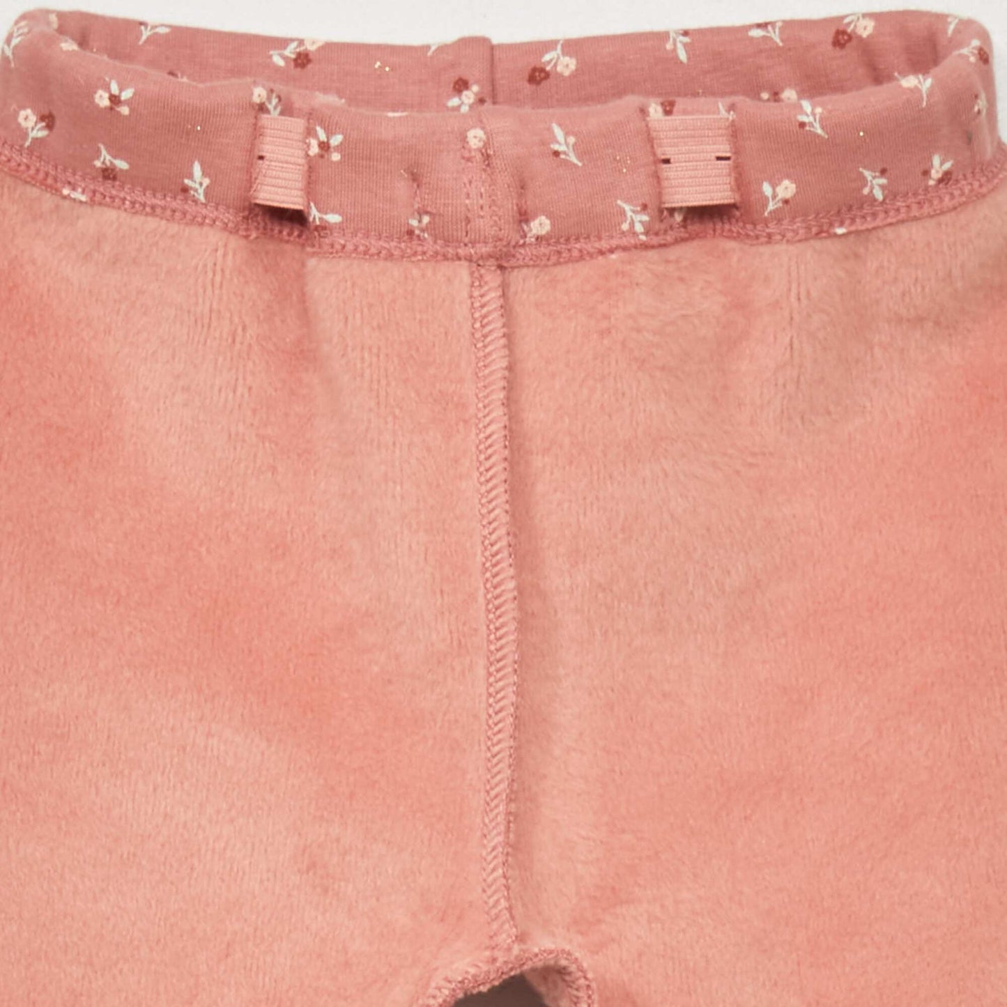 Printed sweatshirt fabric trousers - Super warm PINK FLOW