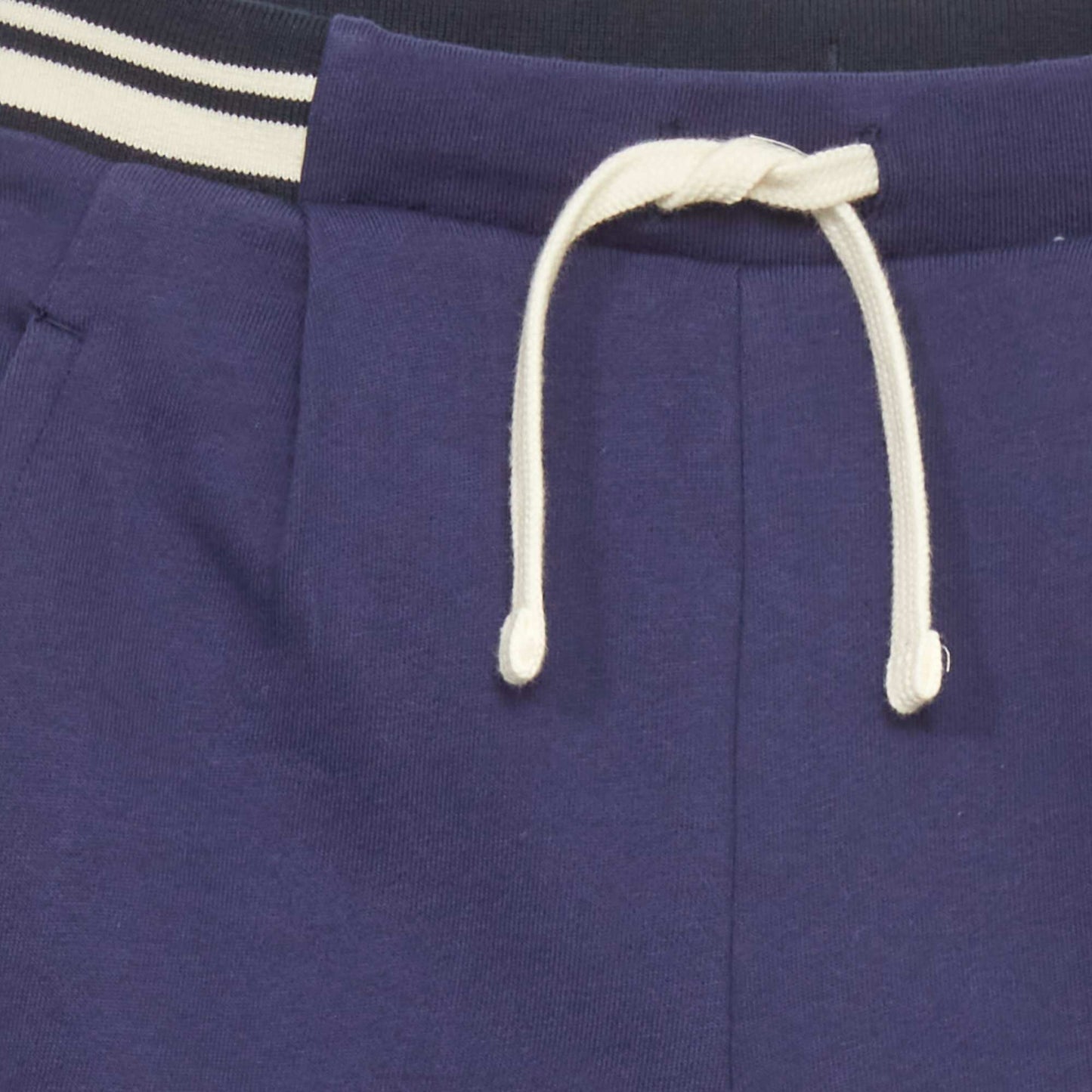 Sweatshirt fabric shorts night blue