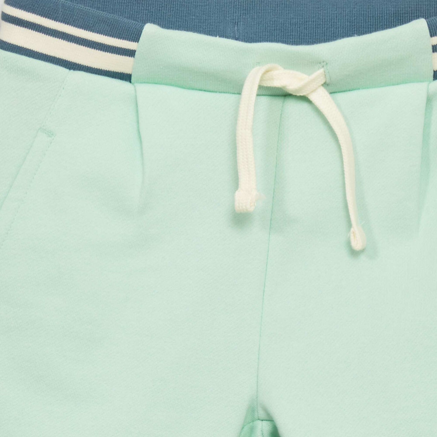 Sweatshirt fabric shorts green