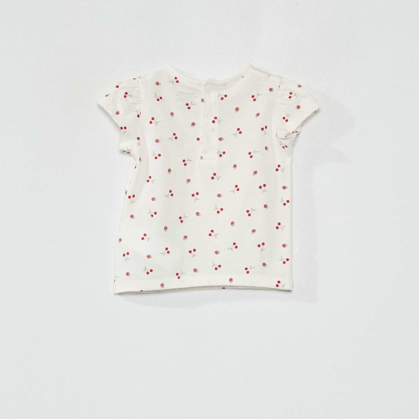 Printed jersey T-shirt WHITE