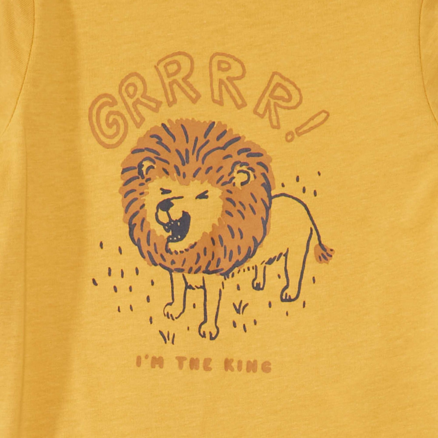 Printed jersey T-shirt HONEY LION