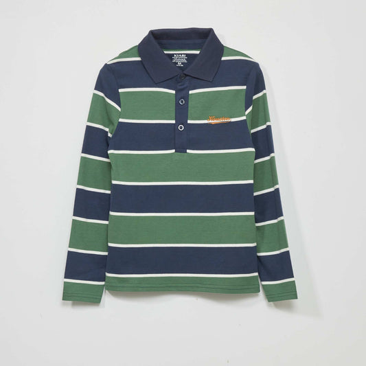 Regular fit/straight cut Green /navy