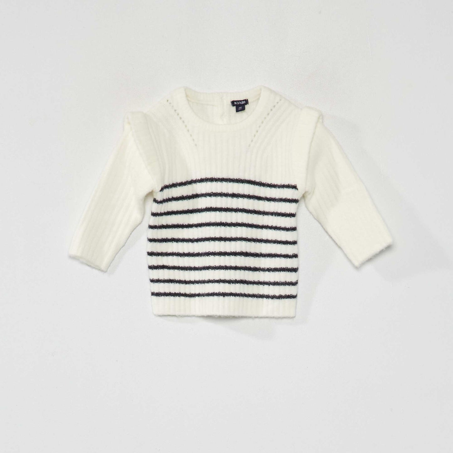 Stylish knit jumper SNOW STRIPE