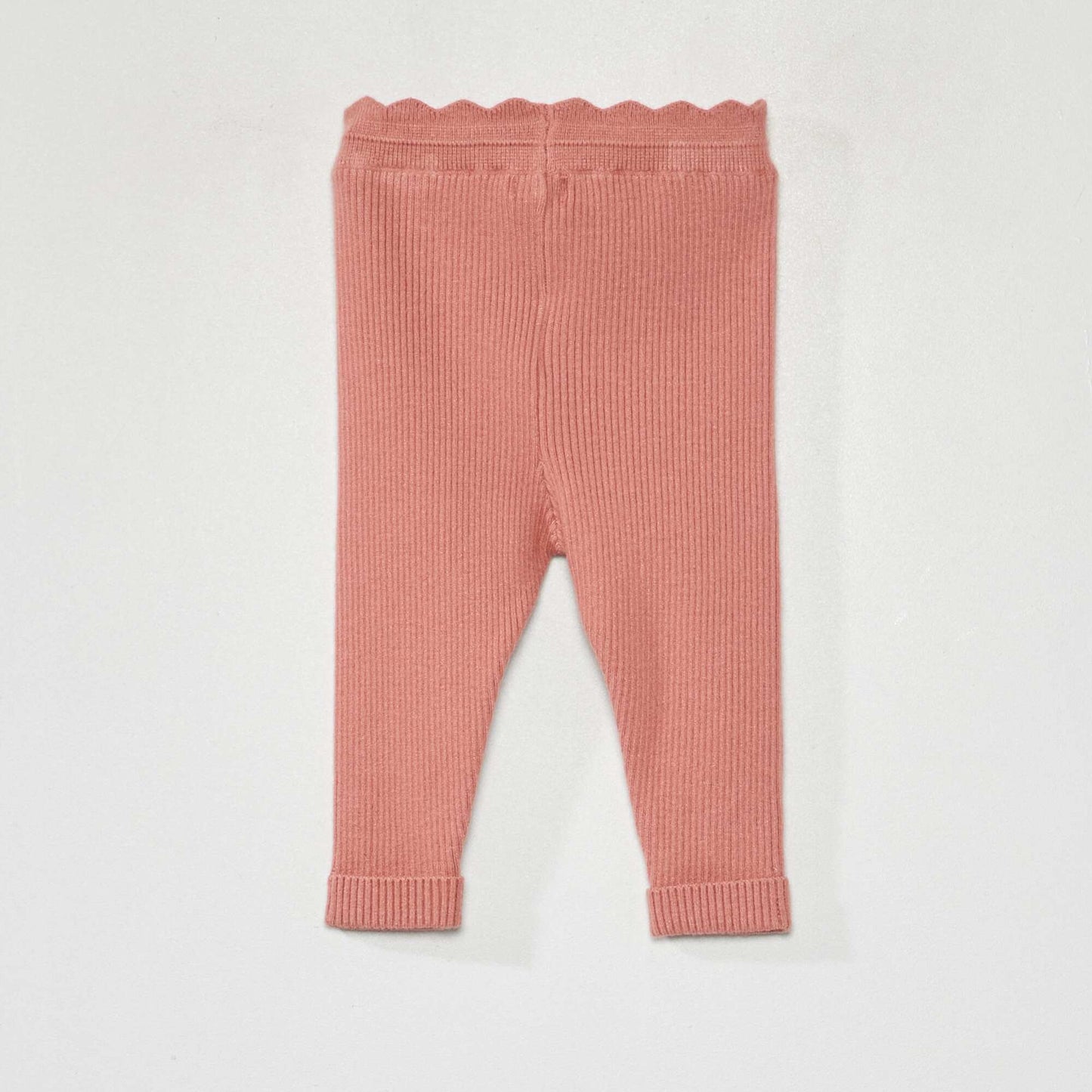 Ribbed knit leggings ROSE ASH