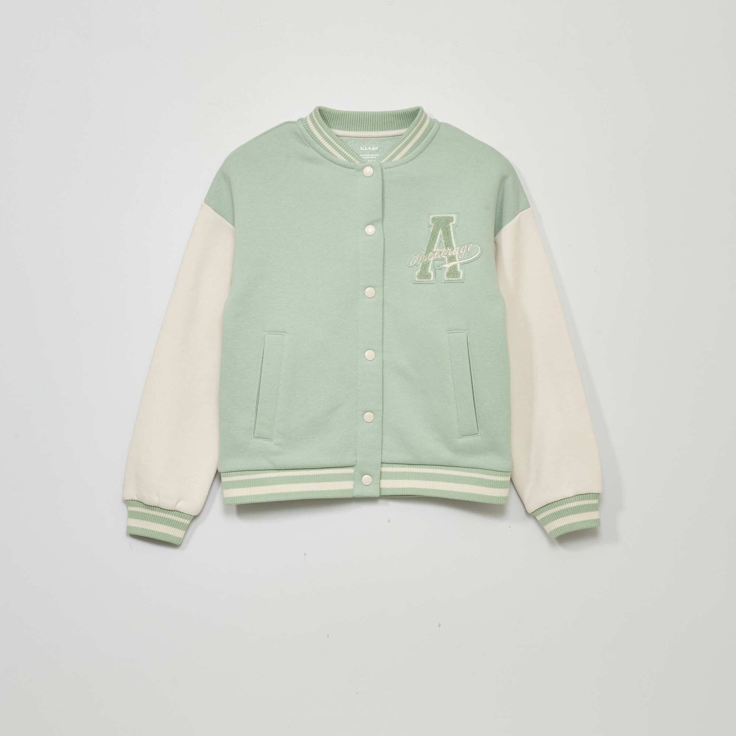 Campus-style jacket Green
