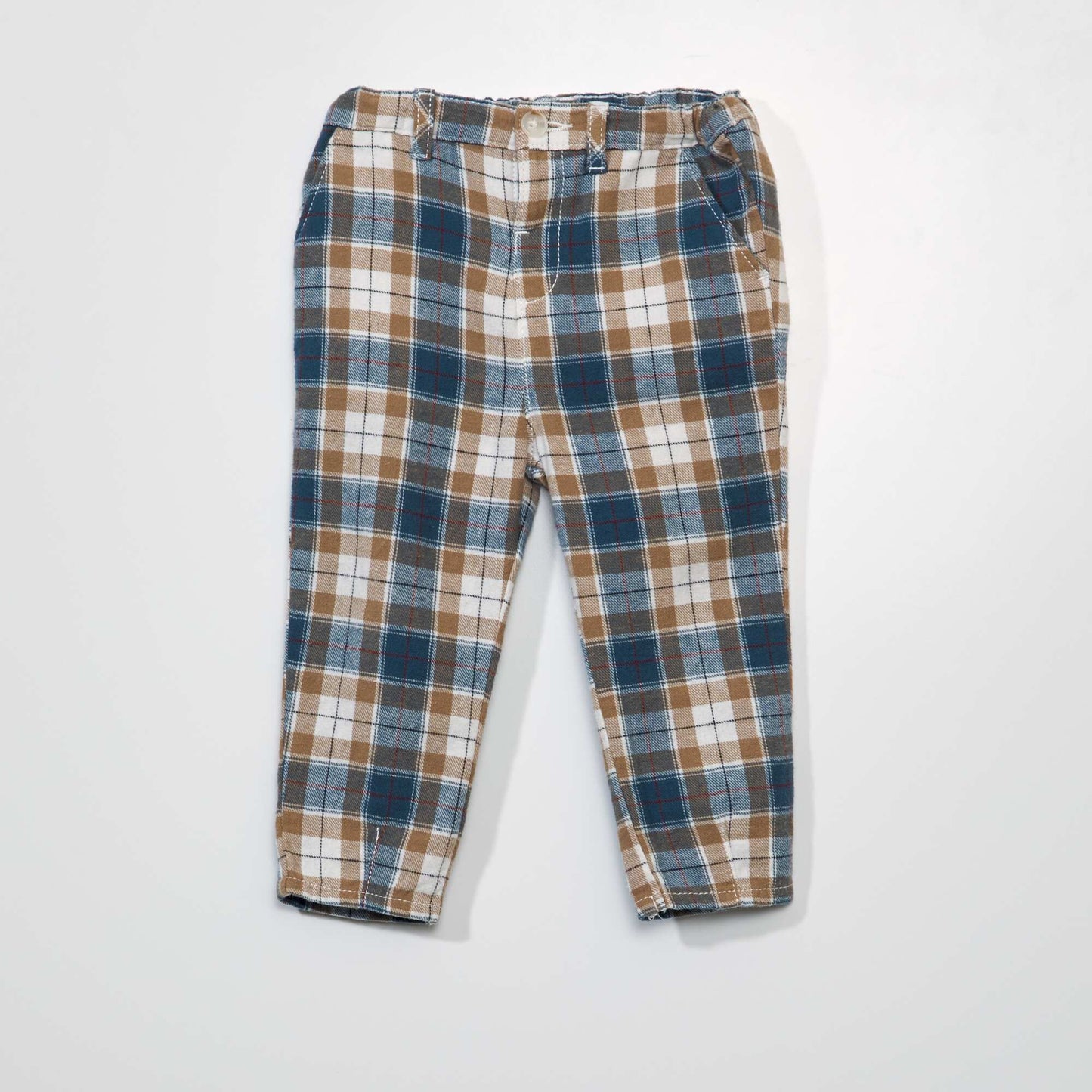 Checked flannel trousers SNOW KRO