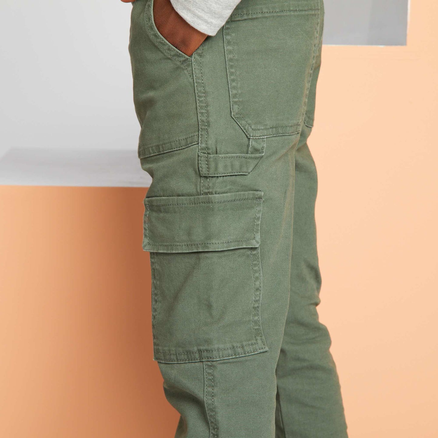 Multi-pocket trousers Khaki