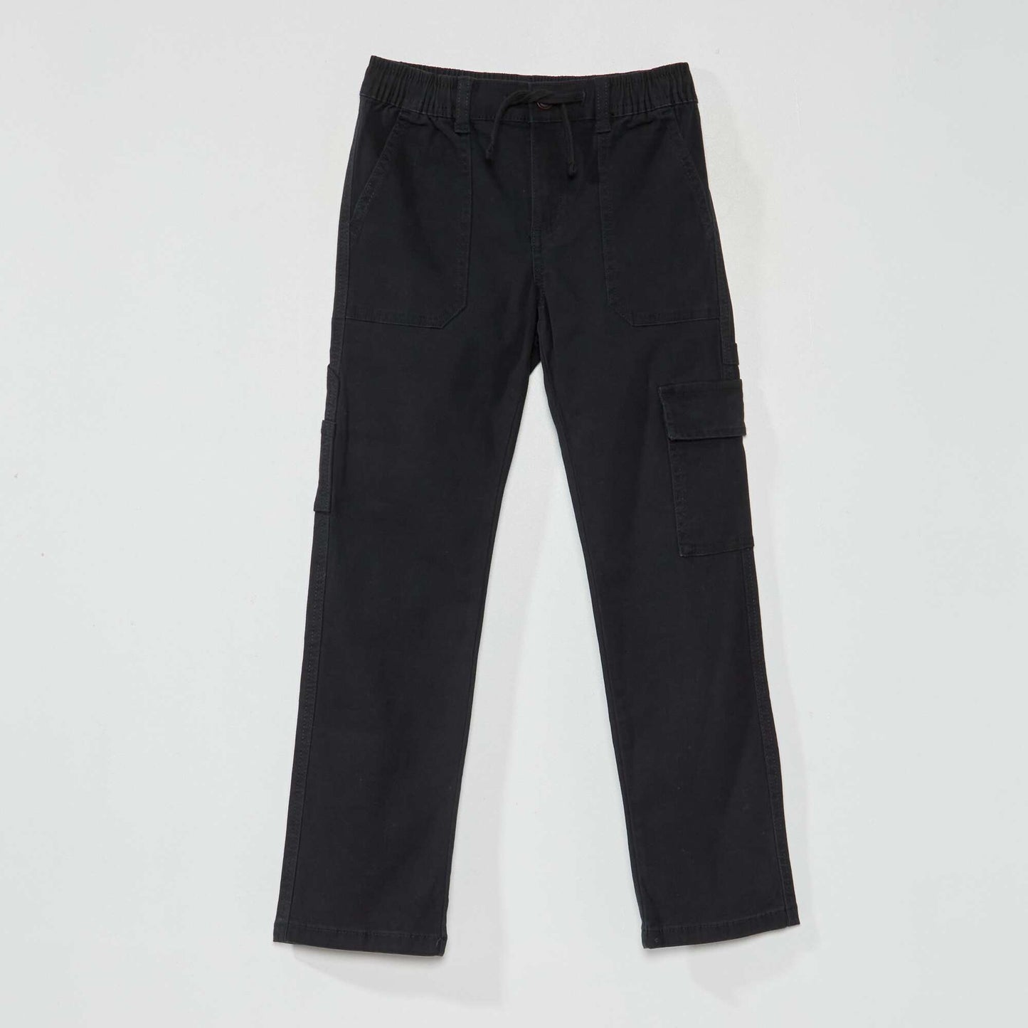 Multi-pocket trousers black