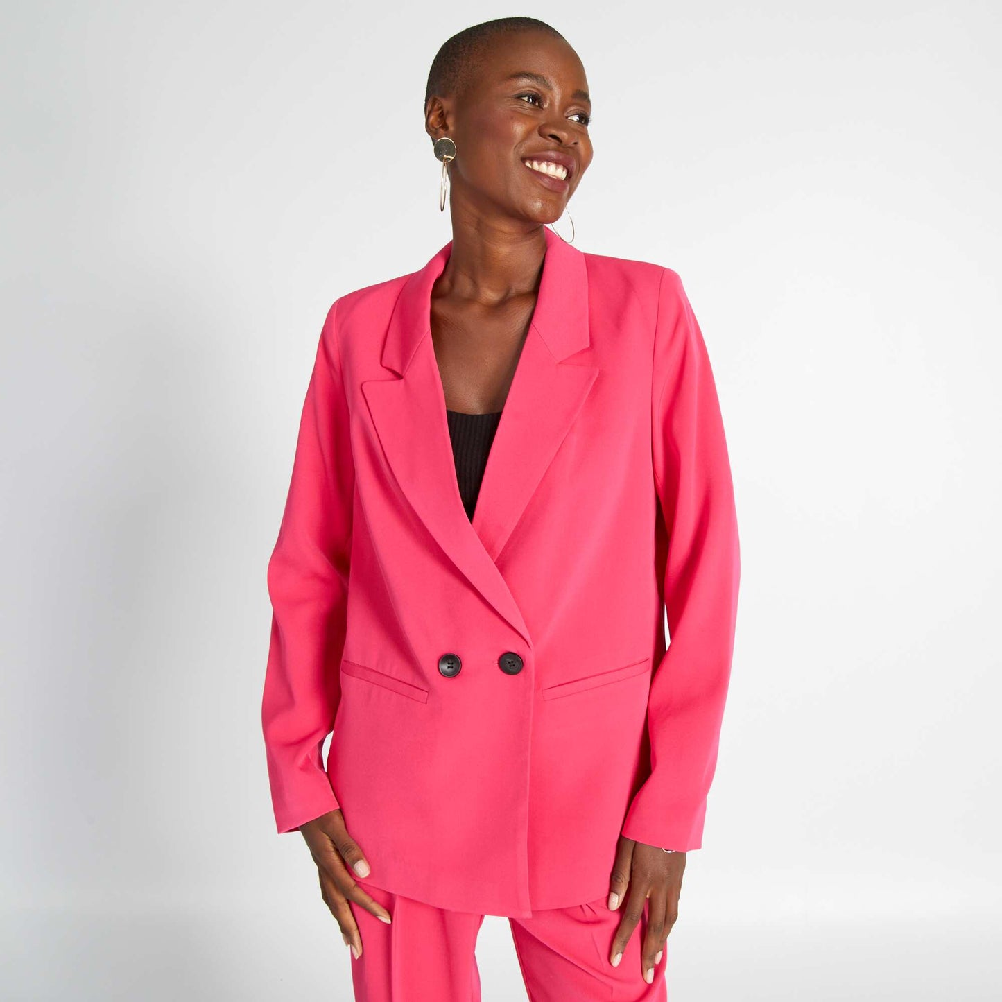 Double-breasted tailored jacket ROSE BRIGT