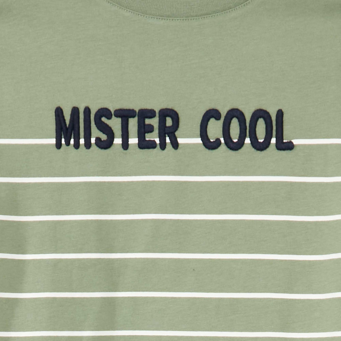 'Mister Cool' jersey knit T-shirt GREEN_RAYU
