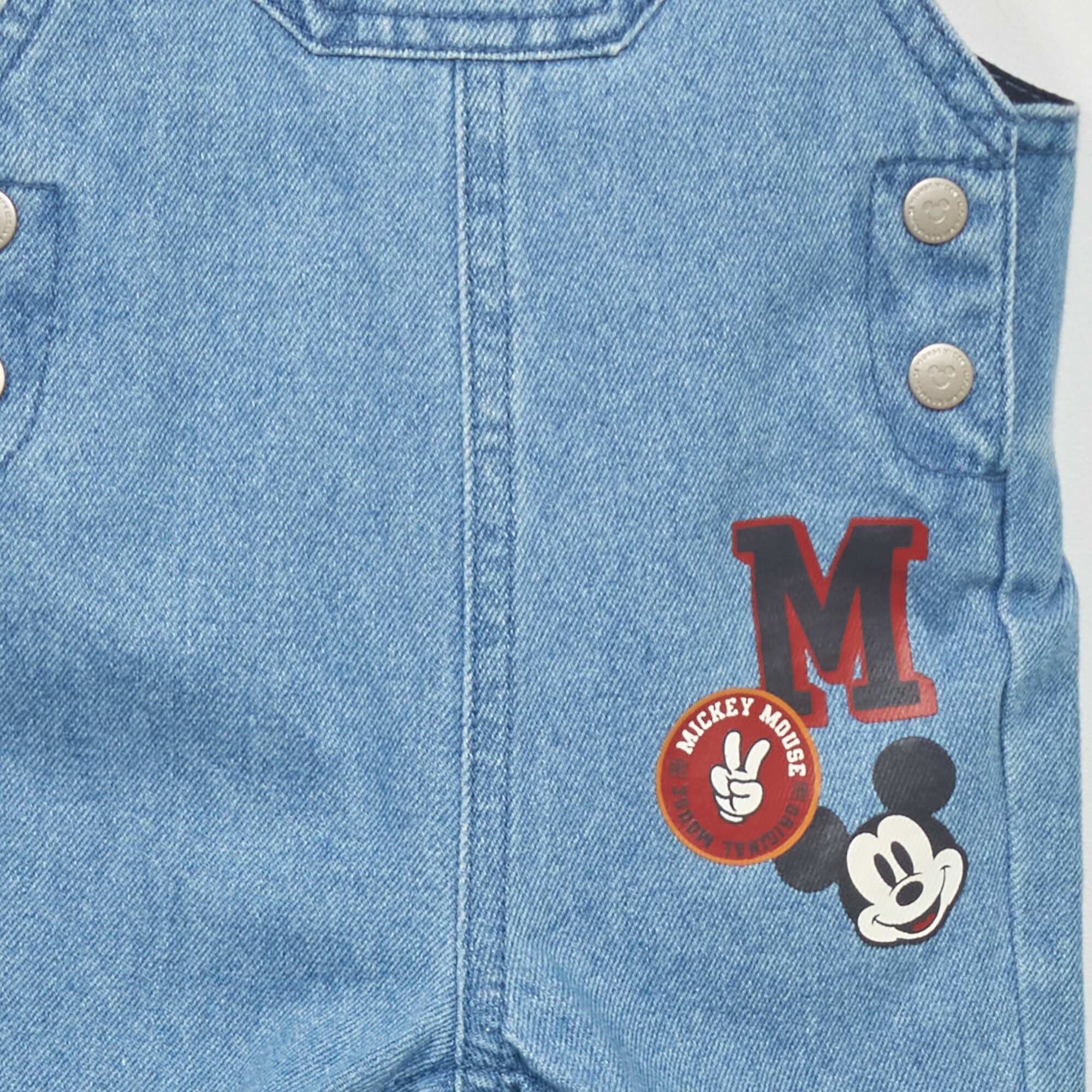 Kiabi | Disney Mickey Mouse denim dungarees BLUE | Saudi Arabia
