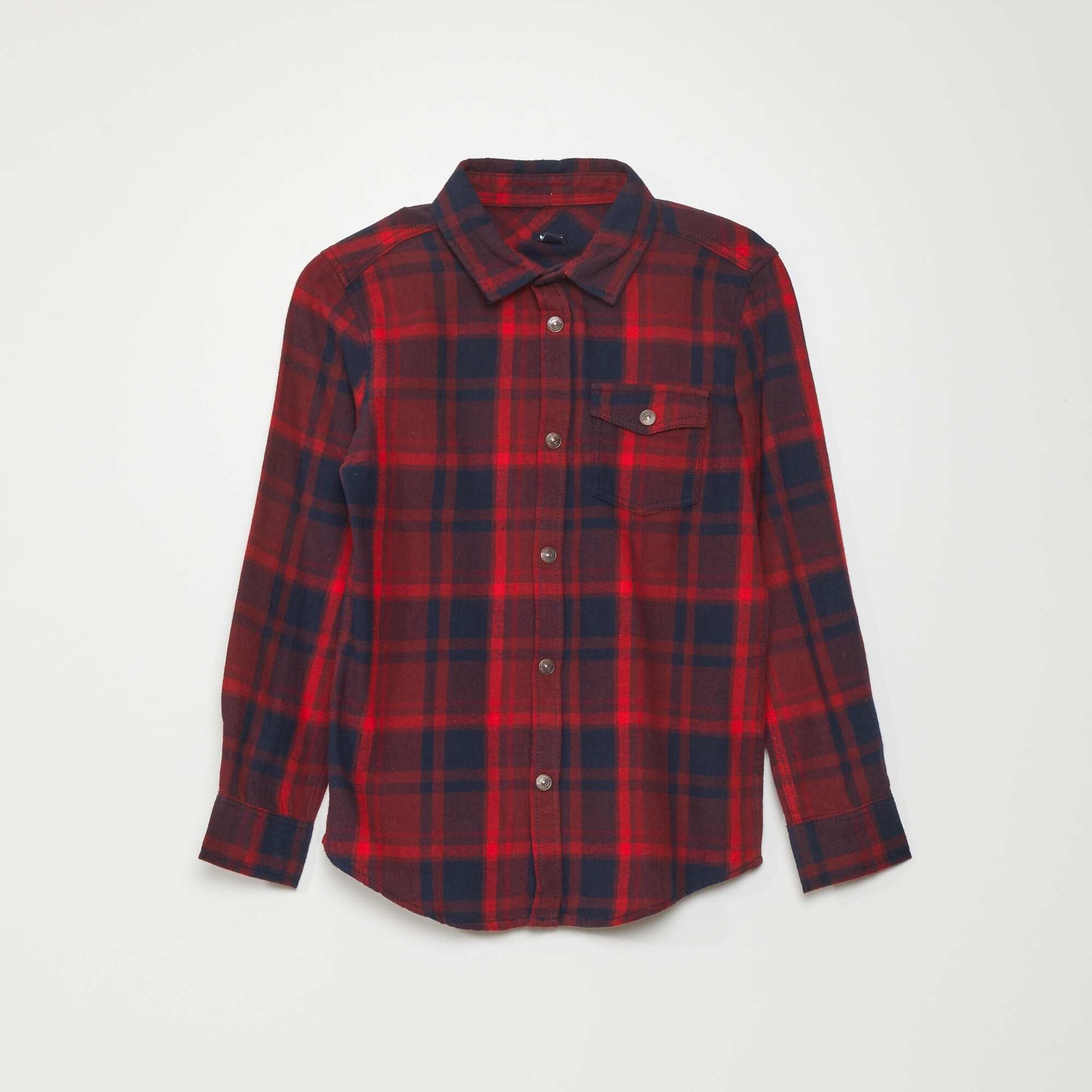Flannel shirt RED_KRO