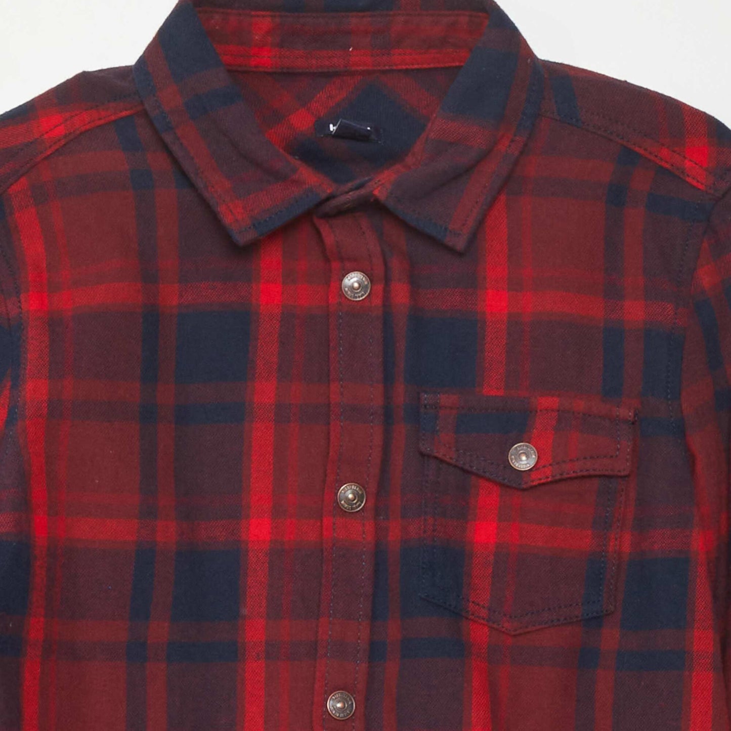 Flannel shirt RED_KRO