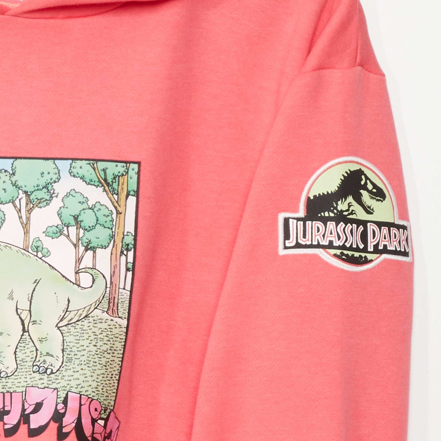 'Jurassic Park' hoodie Pink