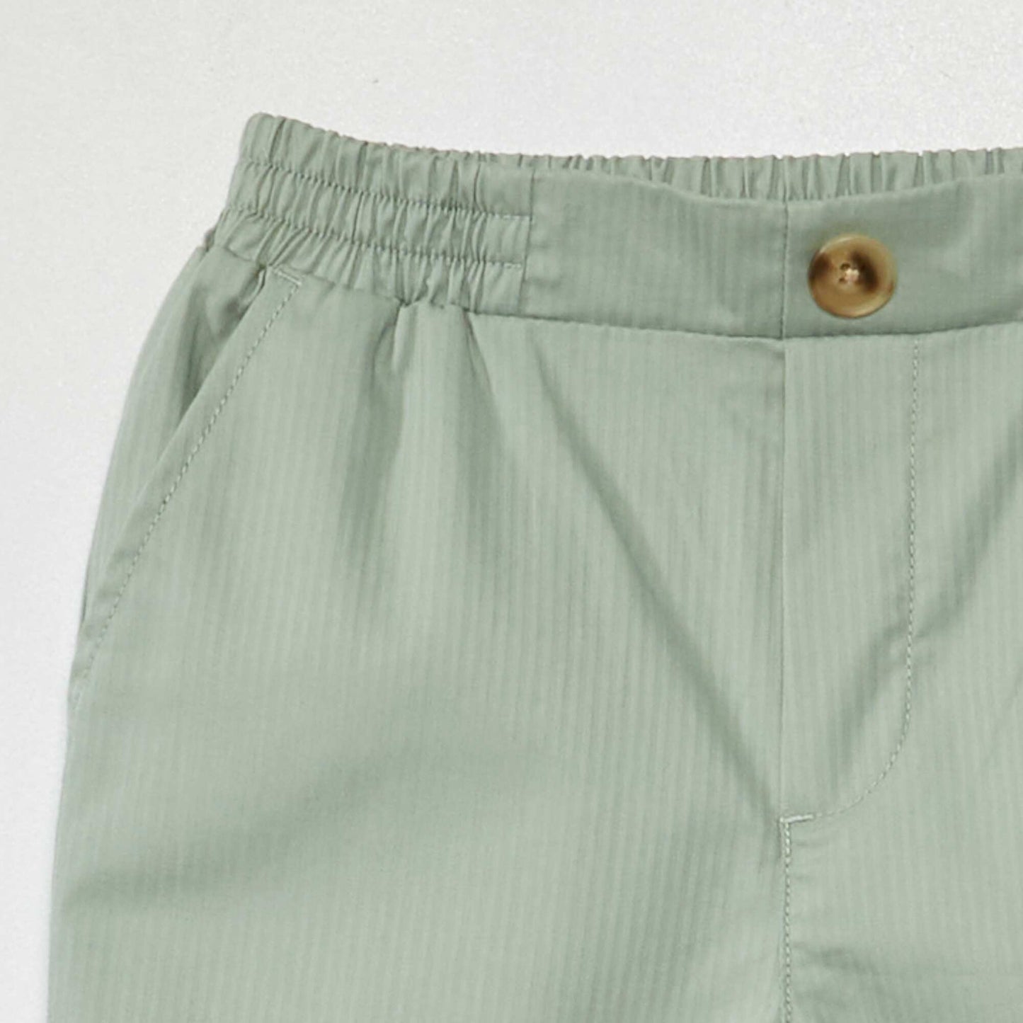 Striped Bermuda shorts CRYSTAL GREEN