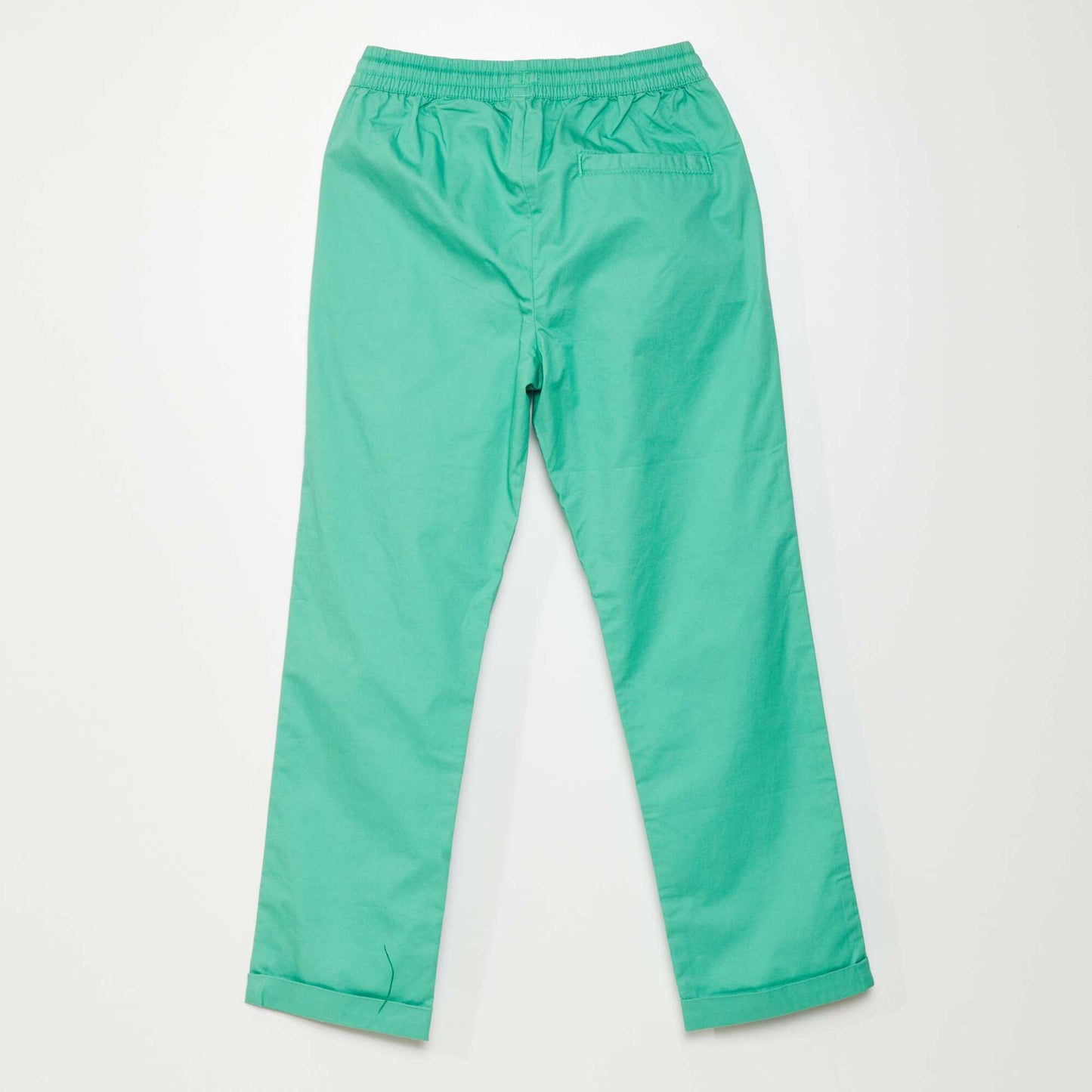 Plain straight-leg trousers SPRUCE GREEN