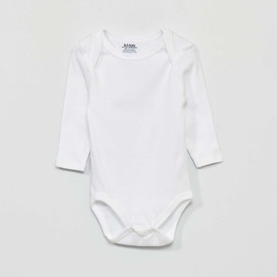 Pack of 3 jersey bodies White