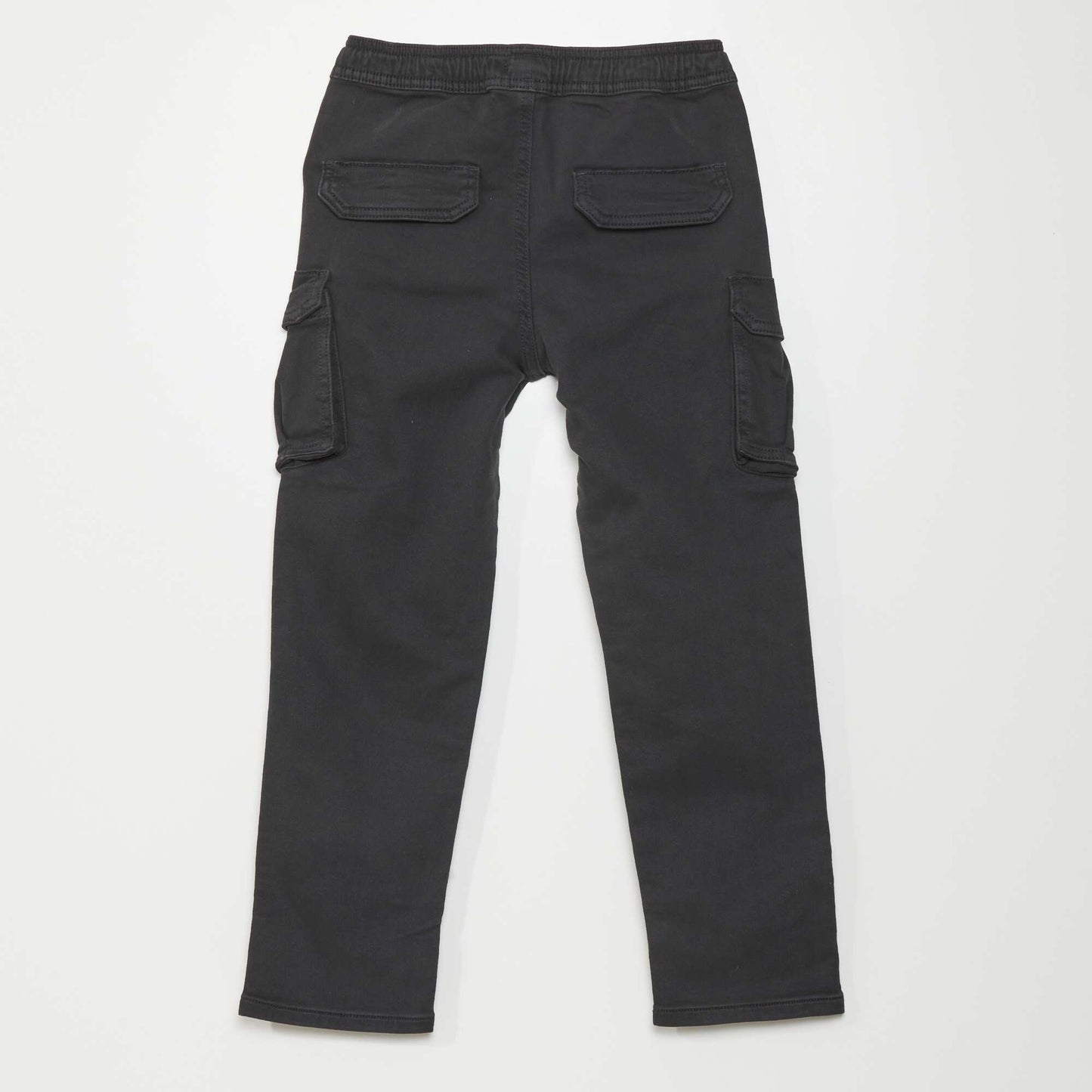 Trousers with side pockets Black