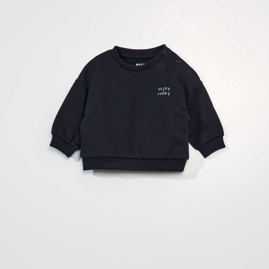 Unisex oversized sweatshirt BLACK