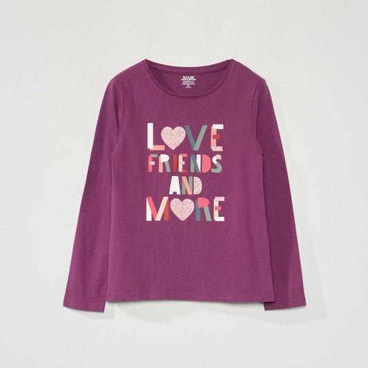 Long-sleeved printed T-shirt PURE_FRIEND