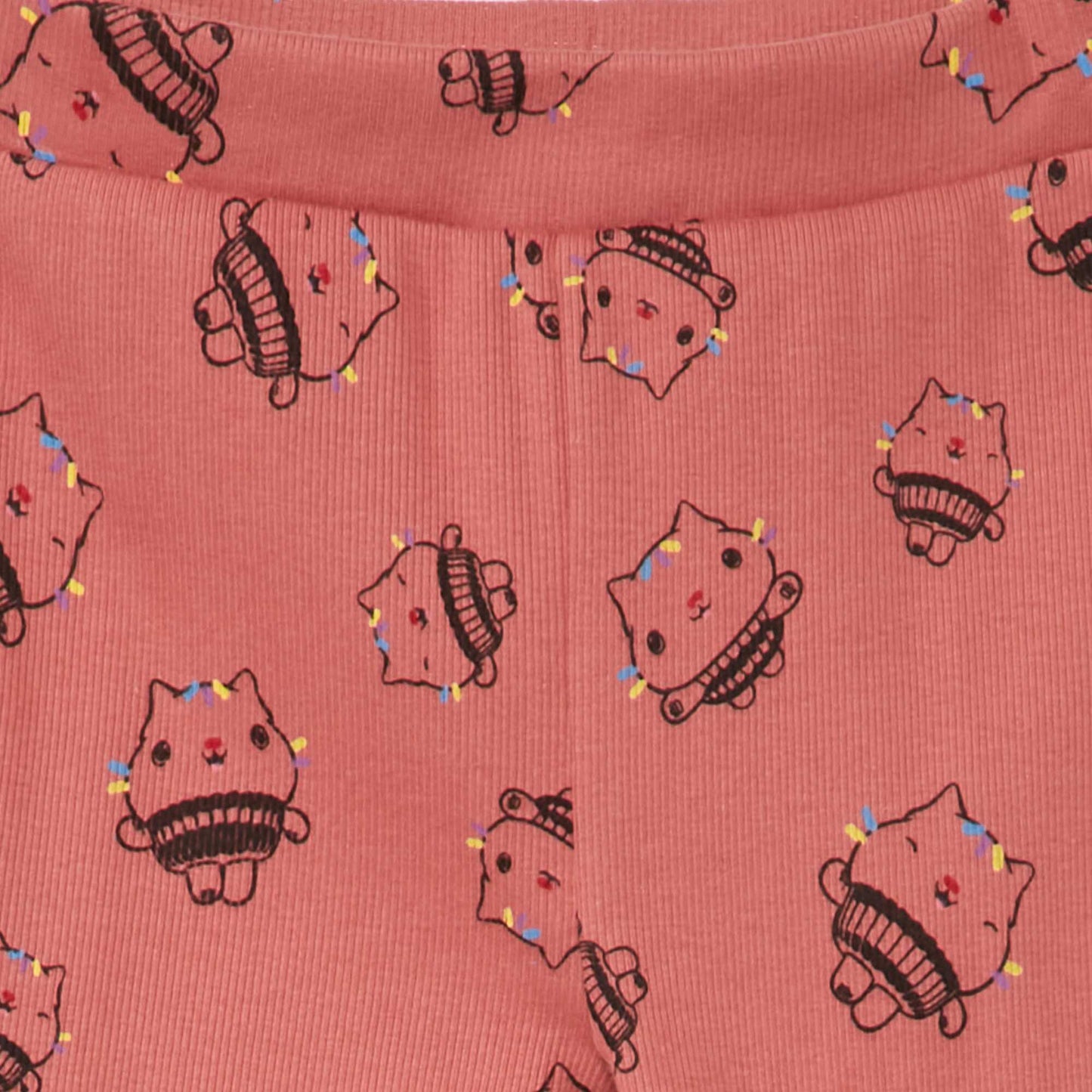 Ribbed knit 'Gabby's Dollhouse' trousers PINK_GAB