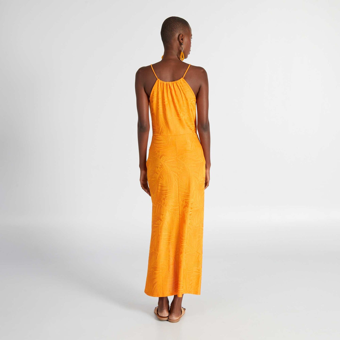Long dress orange